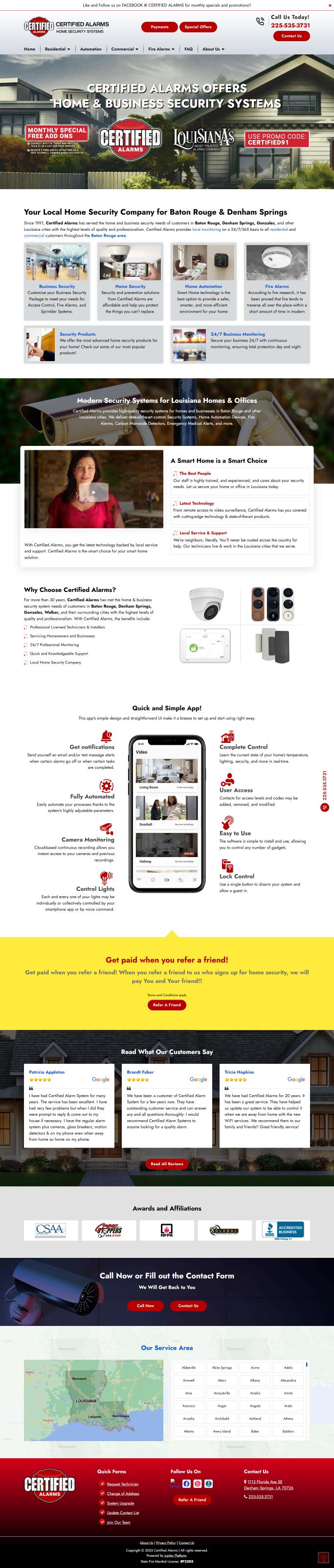Certified Alarms